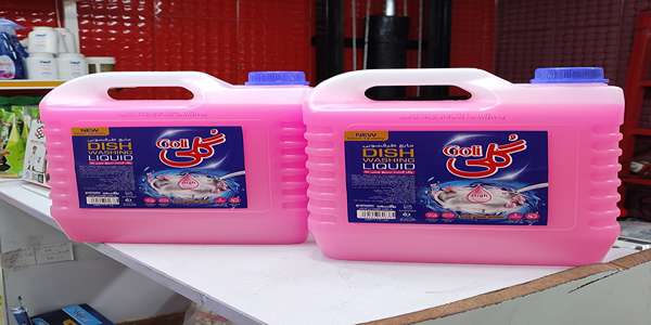 مایع ظرفشویی گلی 4 لیتری عملکرد سریع شستشوی ظروف